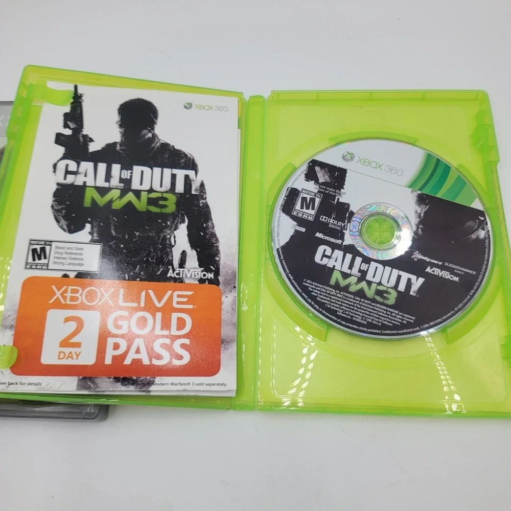 Xbox 360 Game Lot Call of Duty 4 Modern Warfare MW3 Rage Bethesda Activision